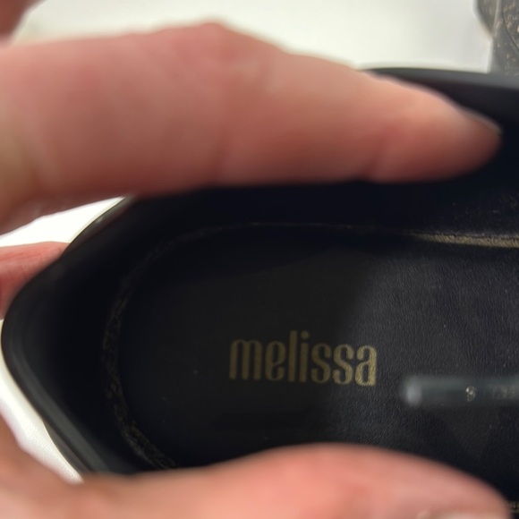 Melissa Women's Ulitsa Black & Gold Splatter Sneakers size 8 - Picture 5 of 13